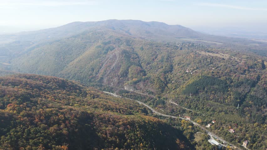 Amazing Aerial Autumn of Vitosha Mountain, Bulgaria | Shutterstock HD Video #1099505735