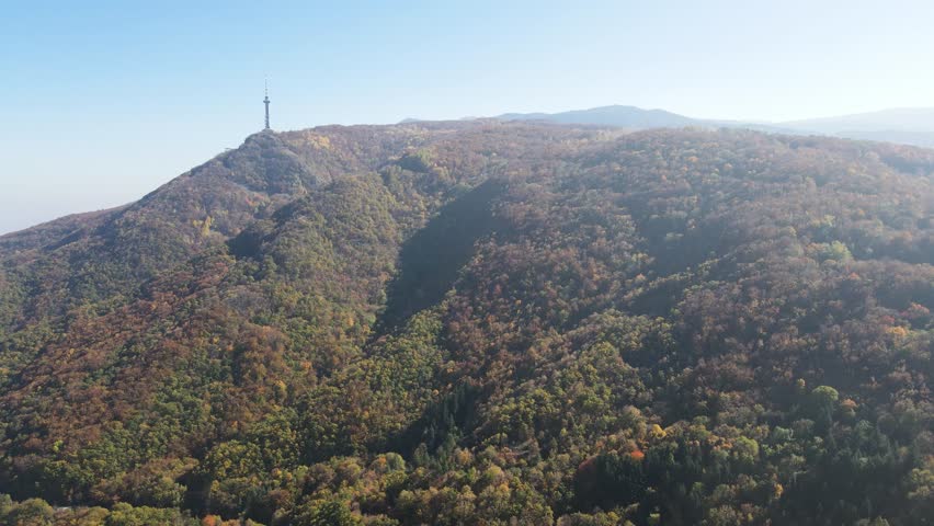 Amazing Aerial Autumn of Vitosha Mountain, Bulgaria | Shutterstock HD Video #1099505741