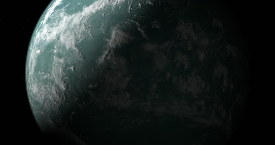 Cloudy surface of exoplanet Kepler 22b | Shutterstock HD Video #1099509389