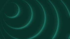 Neon aqua circles  glowing animated illumination backdrop Abstract seamless loop of 3D render background futuristic hi-tech motion background seamless loop. Video 3d animation wallpaper