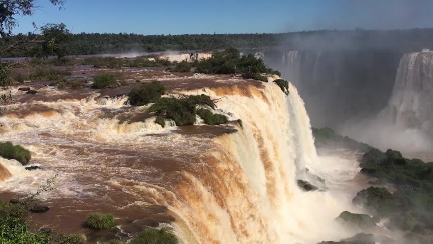 View of Iguazu Falls from the Brazilian side