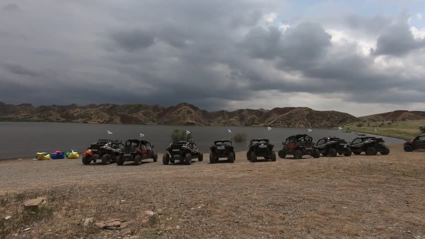 Traveling by off-road vehicles (bags), Georgia Davit Gareji desert