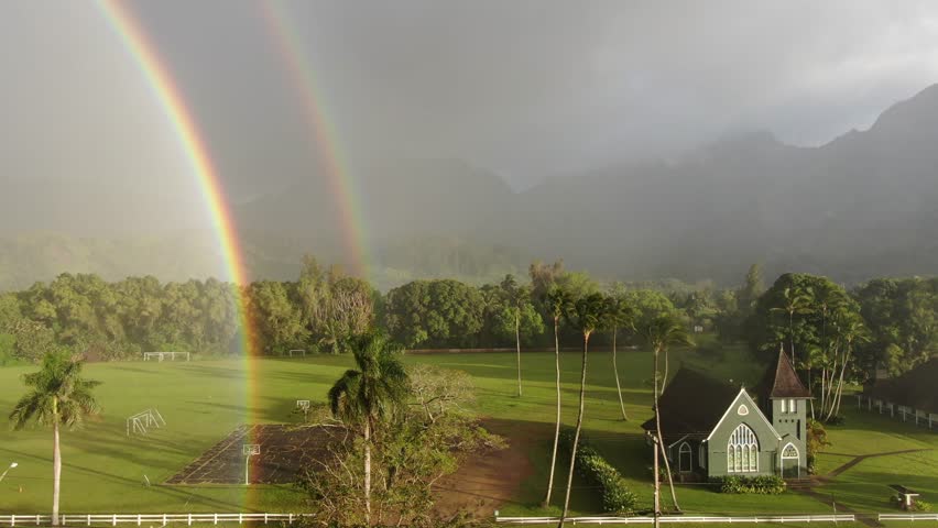 Waiʻoli Huiʻia Church, Hanalei, North Shore, Kauai, Hawaii 