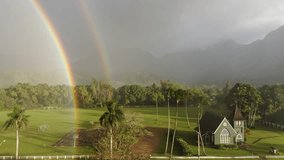 Waiʻoli Huiʻia Church, Hanalei, North Shore, Kauai, Hawaii  - Powered by Shutterstock - Get 15% off with code: PIKWIZARD15