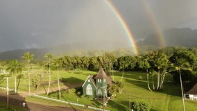Waiʻoli Huiʻia Church, Hanalei, North Shore, Kauai, Hawaii  - Powered by Shutterstock - Get 15% off with code: PIKWIZARD15