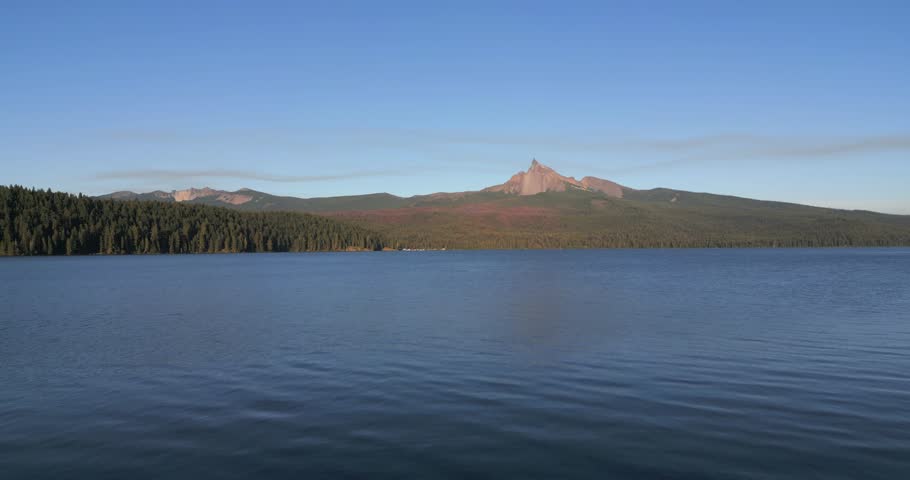 Diamond Lake, Oregon with Mount Thielsen in the background