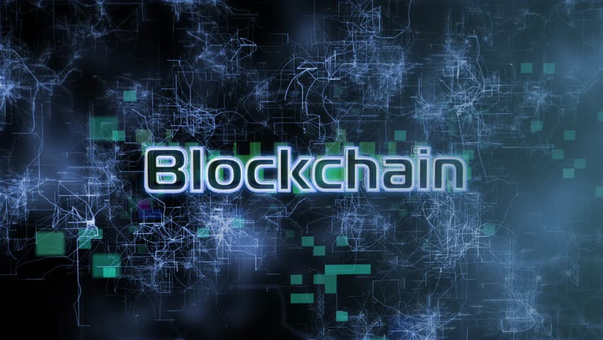 Blockchain Concept Text Reveal Animation with Digital Abstract Background 3D Rendering for Web 3, Metaverse, Cryptocurrency Royalty-Free Stock Footage #1099572957