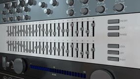 Retro Studio Mixer 3D Video Animation