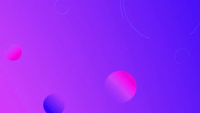Abstract geometric animated background of gradient shapes. Blue and pink background. Fashion and artistic concept