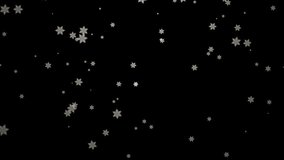 Snowflake falling animation in transparent background - Powered by Shutterstock - Get 15% off with code: PIKWIZARD15