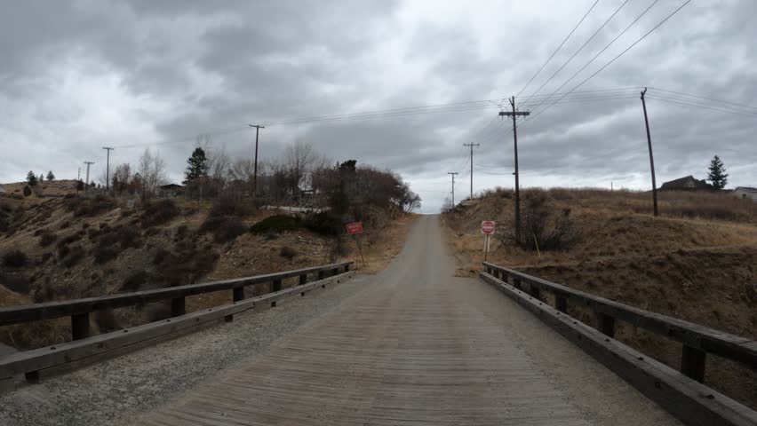 Morelli Bridge in the city of Helena, Montana.
