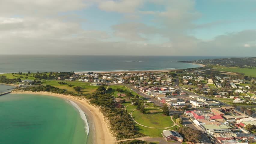 Stunning Shot Of Apollo Bay In Sunny Day, Australia