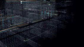 Abstract background of technology, science and cloud computer.Wallpaper of binary code concept pattern and big data structure.Net and source code. - Powered by Shutterstock - Get 15% off with code: PIKWIZARD15