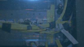 Animation of cyber attack text and data processing over cables in server. global online security, digital interface and data processing concept digitally generated video. - Powered by Shutterstock - Get 15% off with code: PIKWIZARD15