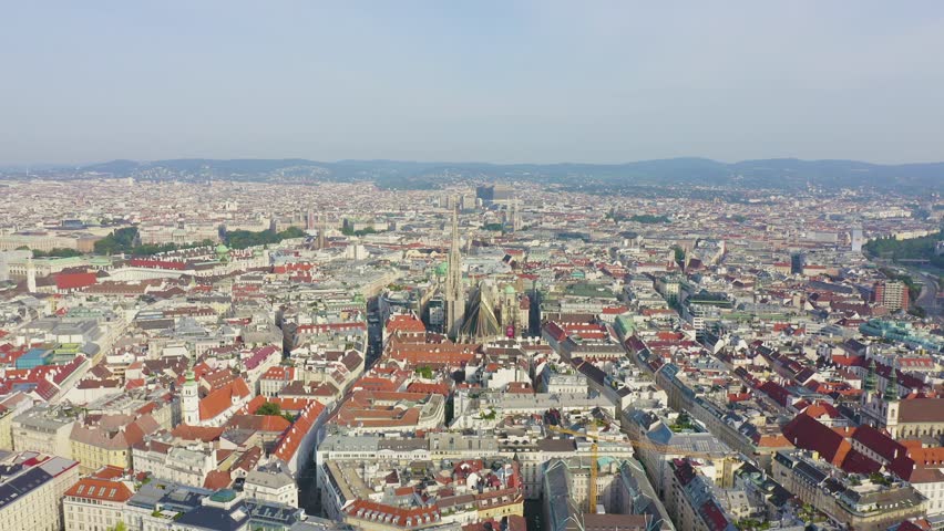 Inscription on video. Vienna, Austria. St. Stephen