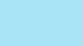 Blue Cat icon isolated on blue background. Animal symbol. 4K Video motion graphic animation .