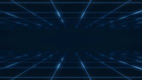 Synthwave wireframe net illustration. Abstract digital background. 80s, 90s Retro futurism, Retro wave cyber grid. Top and bottom surfaces. Neon lights glowing. Starry background. 3D Rendering	
 - Powered by Shutterstock - Get 15% off with code: PIKWIZARD15