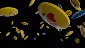 Alpha Social Media Emoji, Animation, Rendering, Background  - Powered by Shutterstock - Get 15% off with code: PIKWIZARD15