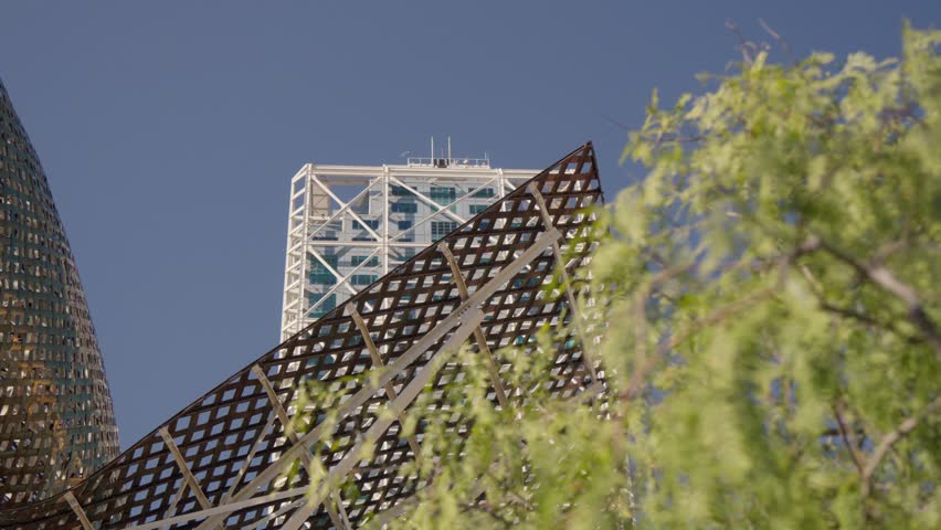 Modern architecture, parametric design metall