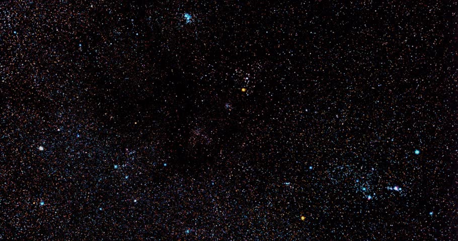 Twinkling Milky Way stars and starry skies. | Shutterstock HD Video #1099680625