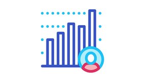 Candidate Statistics Icon Animation line - Powered by Shutterstock - Get 15% off with code: PIKWIZARD15