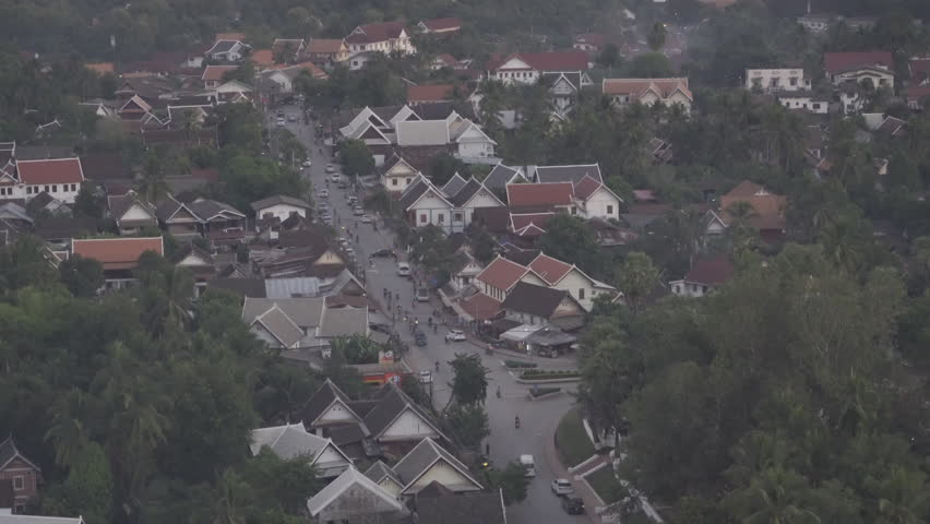 Evening Scenery of Luang Prabang, Laos