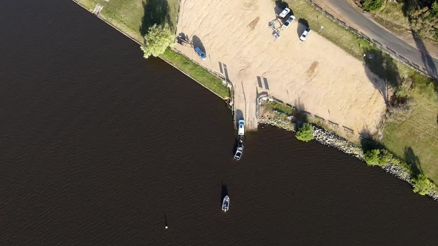 Boat Loading Ramp Trailer Hyperlapse