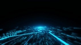 Digital Data moving on Circuit Board and CPU loop backgrounds. Computer Processing and organizing data. Abstract high tech Artificial intelligence (AI), data mining, modern computer technology surface - Powered by Shutterstock - Get 15% off with code: PIKWIZARD15