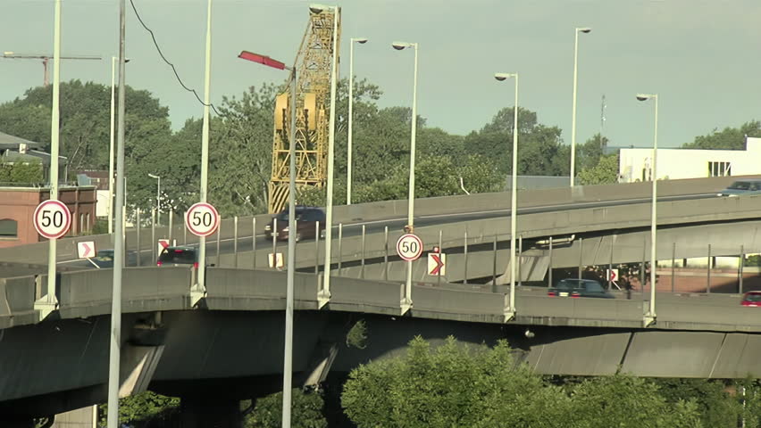 Elevated Highway near Puerto Madero District in Buenos Aires, Argentina.