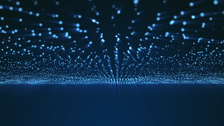 Big data visualization. Abstract dynamic particles. Data networks. Concept of digital communication. 4k animation. 3d rendering. 3D Illustration | Shutterstock HD Video #1099728125