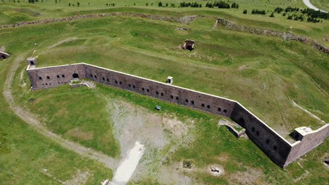 Premium Photo  Aerial view of a medieval castle fortress in the city of  klodzko poland