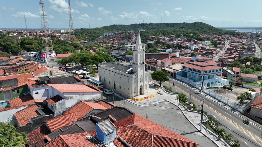 Santo Antonio Church At Aracaju In Sergipe Brazil. Peak Scenery. Street Capital City. Aracaju At Sergipe Brazil. Destination Peak. Travel Capital City.