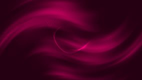 Abstract magenta waves gradient lines smooth seamless of 3D render neon glowing. overlay abstract futuristic hi-tech motion background seamless loop. 3d animation4K looping background. Speed of light