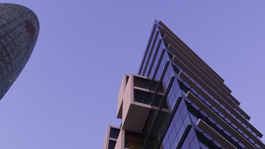 Modern office complex in Barcelona.