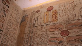 Tomb of Memnon, Pharaohs Ramses 5th and 6th, Valley of the Kings In Luxor, Egypt - Powered by Shutterstock - Get 15% off with code: PIKWIZARD15