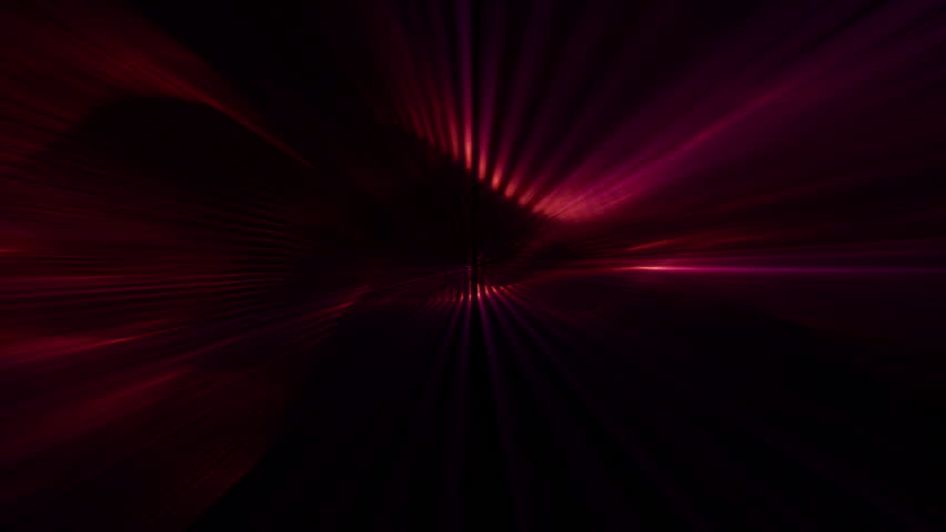 Loop abstract pink red light blurred shine flare rays animation art on black background. Lighting lamp rays effect dynamic pink red hue color bright  for your event, VJ, concert, title, trailer, prese Royalty-Free Stock Footage #1099787319