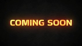 Coming Soon Sign for Movie Trailer, Music Teaser, Intro Video, Outro, Show Promotion, Theatre Synopsis, Live Streaming. Seamlessly Loopable. Motion Design. - Powered by Shutterstock - Get 15% off with code: PIKWIZARD15