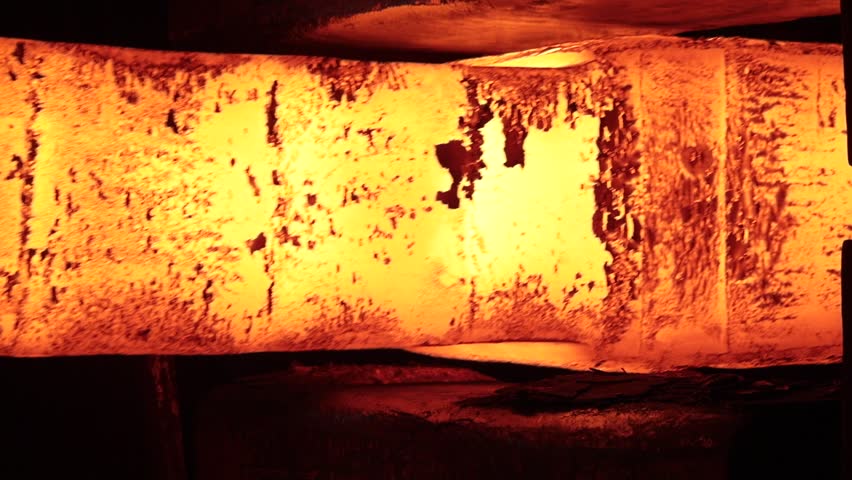 Forge at metallurgical plant, metallurgy concept | Shutterstock HD Video #1099808207