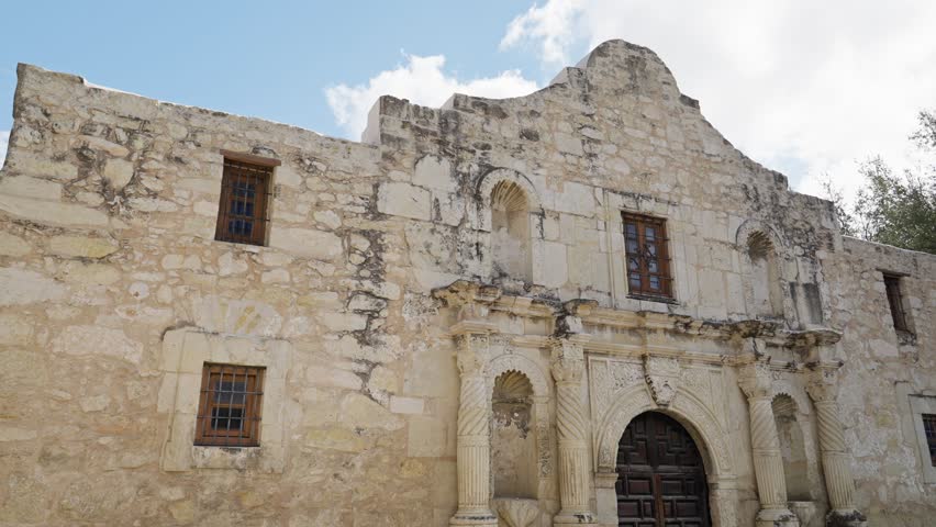 The Alamo in San Antonio is the most famous landmark in the city - travel photography