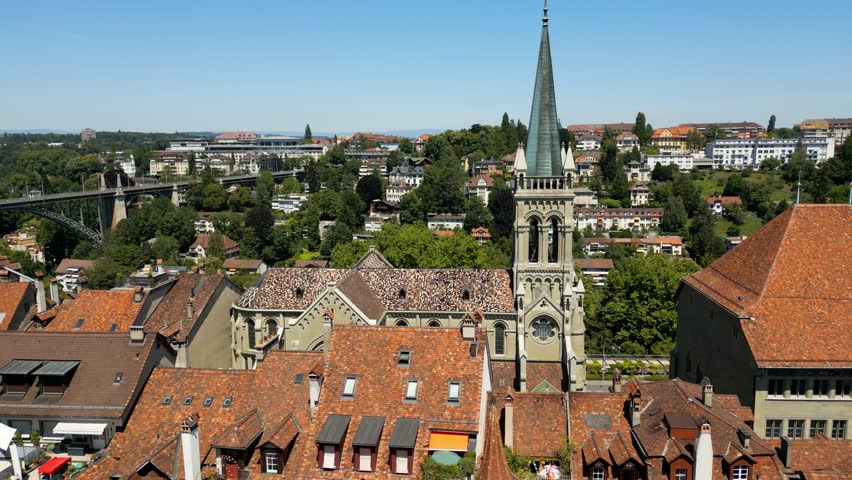 Church of St. Peter and St. Paul in the city of Bern Switzerland - travel photography