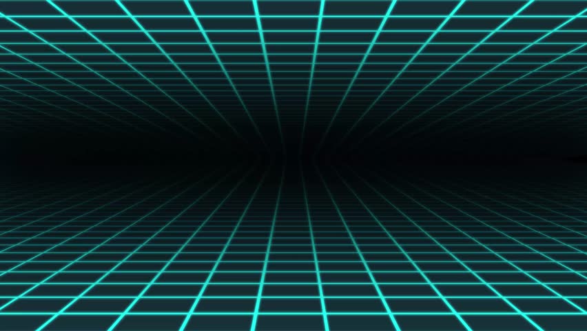 double neon grid on black background Retro 80s style. green grid line retro background material. - Powered by Shutterstock - Get 15% off with code: PIKWIZARD15