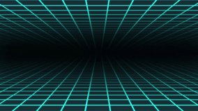 double neon grid on black background Retro 80s style. green grid line retro background material. - Powered by Shutterstock - Get 15% off with code: PIKWIZARD15
