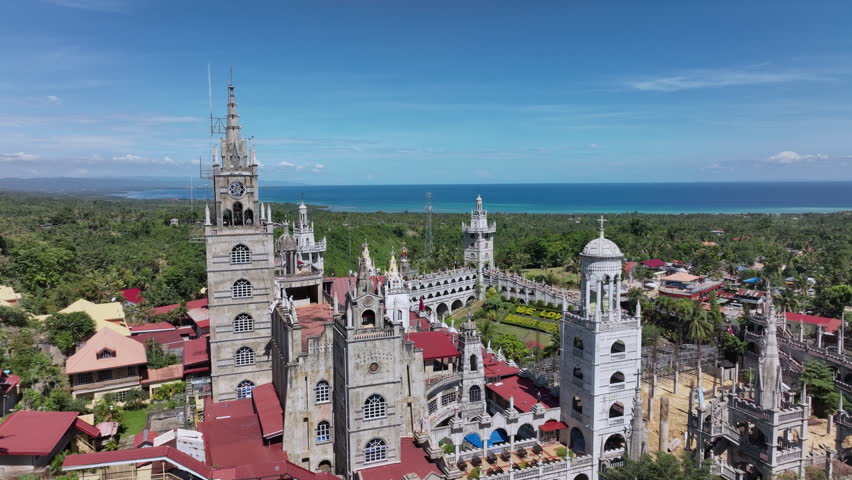 Simala Monastery Shrine On Cebu Island, Philippines, Aerial View