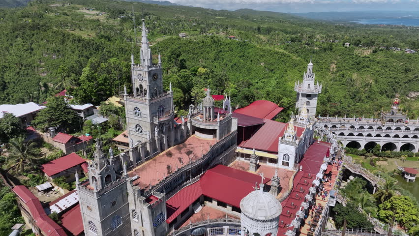 Simala Monastery Shrine On Cebu Island, Philippines, Aerial View