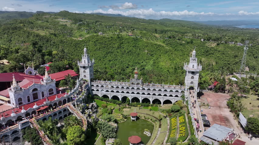 Simala Monastery Shrine On Cebu Island, Philippines, Aerial View