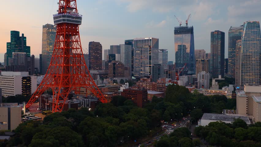 Tokyo Tower in Minato, Tokyo, Japan