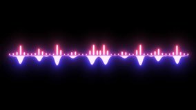 Modern audio technology element. Sound wave amplitude, nice groovy equalizer react on disco music - Powered by Shutterstock - Get 15% off with code: PIKWIZARD15