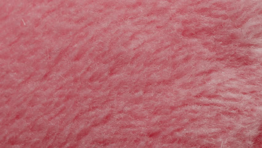 Macro detail texture background with sweet rose pink fur or woman hair, rose pink color, beautiful close up of light rose pink fake fur.  | Shutterstock HD Video #1099881931