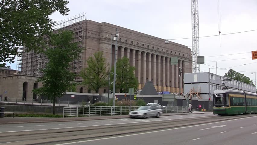 HELSINKI, FINLAND - JUNE 2: Renovation of Finland