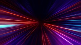 Loop animation of beautiful center pink red blue colorful flare shine light ray background. Abstract motion background with shining lights.  - Powered by Shutterstock - Get 15% off with code: PIKWIZARD15